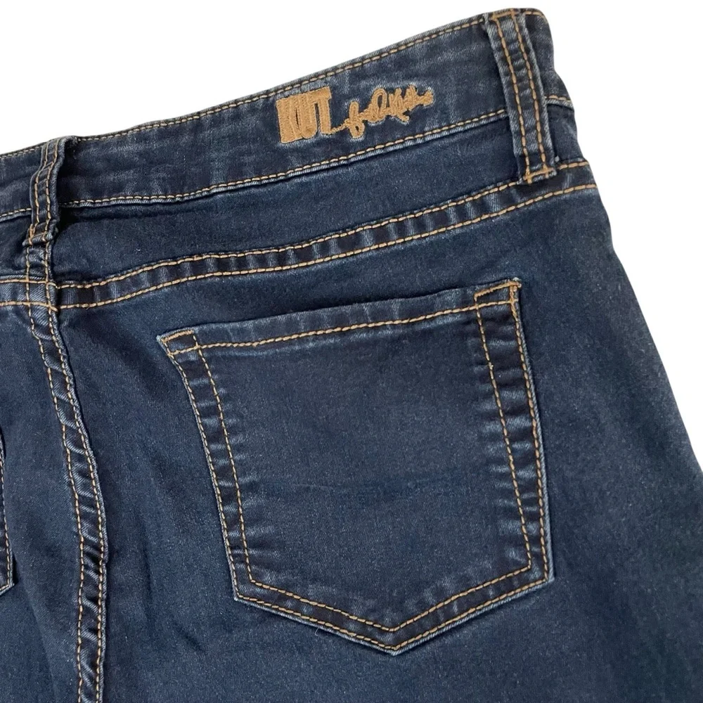 Kut From The Kloth ALI Fit and Flare Jeans Dark Wash 6 - Picture 10 of 12